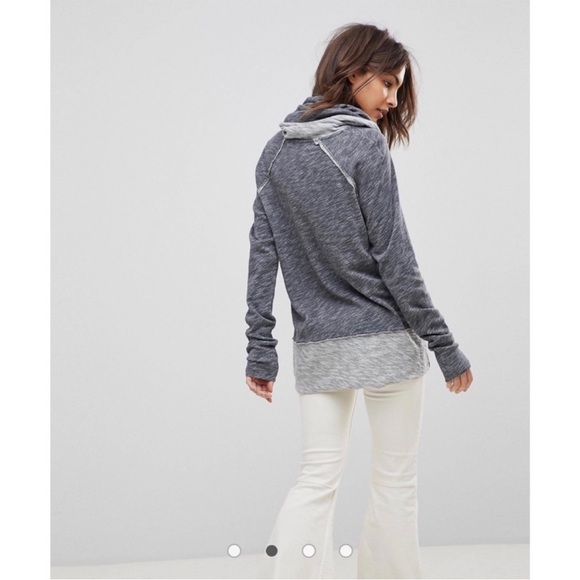 FREE PEOPLE BEACH cowl neck sweater (xs/s) - Picture 1 of 7